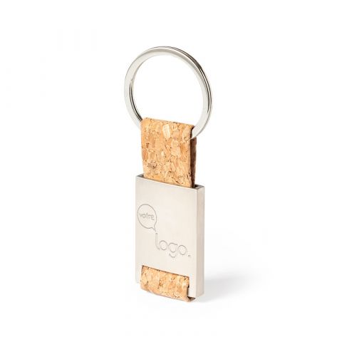 Porte-clés porte étiquette de fabrication française personnalisé