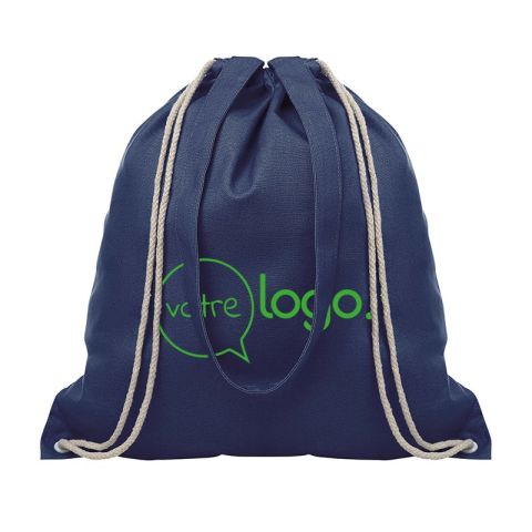 Sac à dos publicitaire en coton fermeture cordons - OSLO