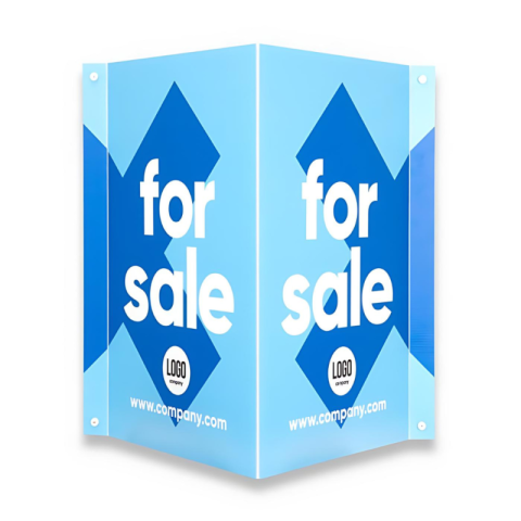 Panneau immobilier publicitaire