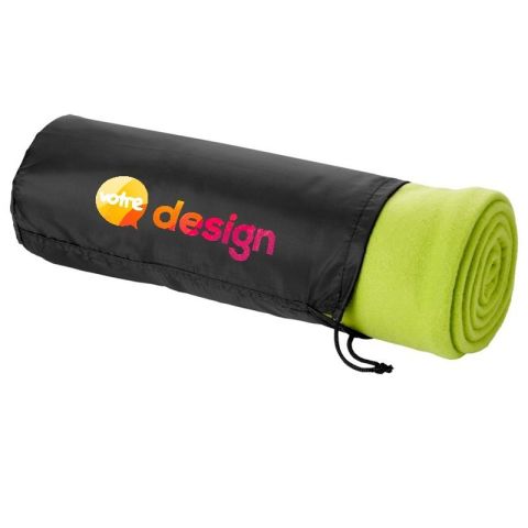 Plaid publicitaire polaire avec housse 200 gr/m² Huggy