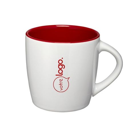 Mug personnalisé bicolore en céramique 340ml - Aztec