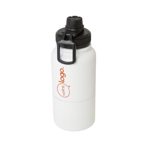 Gourde de sport publicitaire 840 ml avec isolation en acier inoxydable - Dupeca