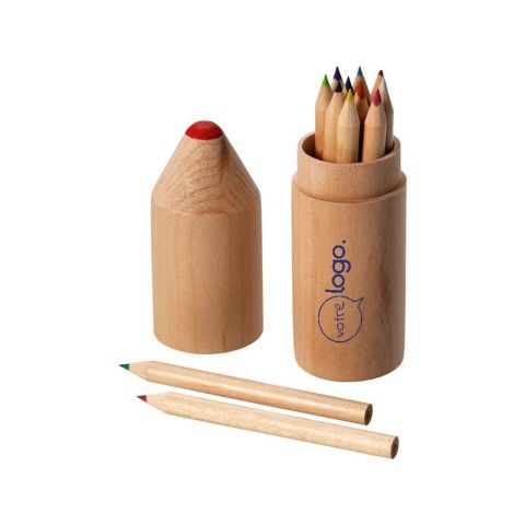 Set de 12 crayons de couleur personnalisé - Bossy