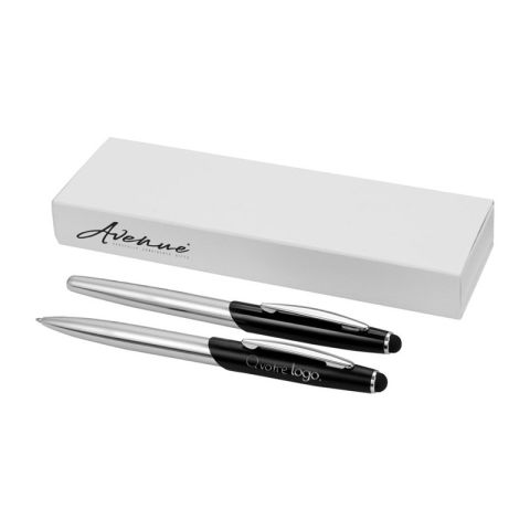 Kit publicitaire avec Stylo bille stylet et stylo roller Geneva