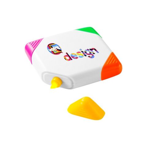 Surligneur carré publicitaire 4 couleurs Trafalgar