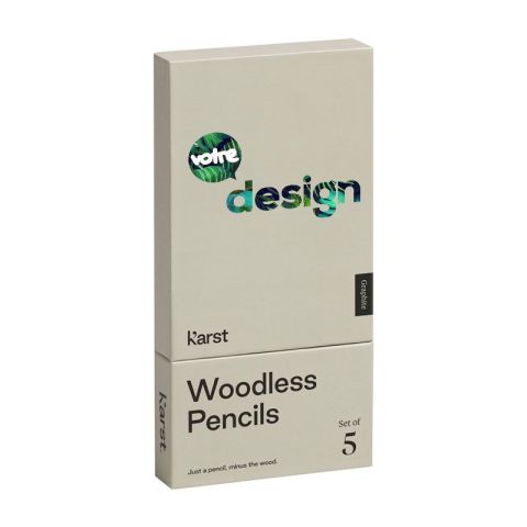 Ensemble de crayons publicitaire graphite 5 pièces K’arst® 2B