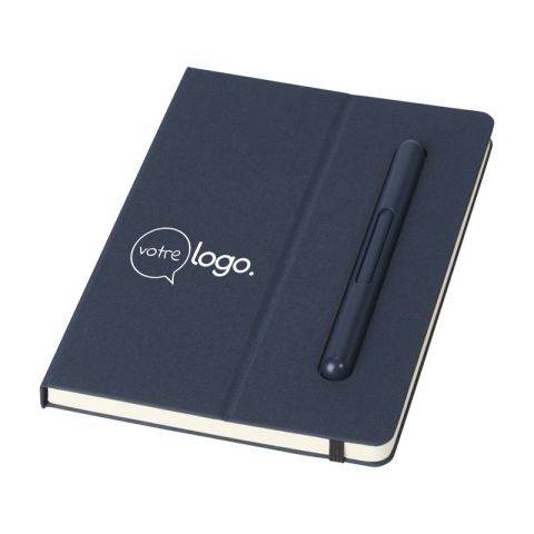 Ensemble stylo à bille et carnet de notes publicitaire - Skribi