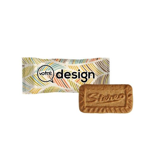 Biscuit pour café publicitaire emballage opaque