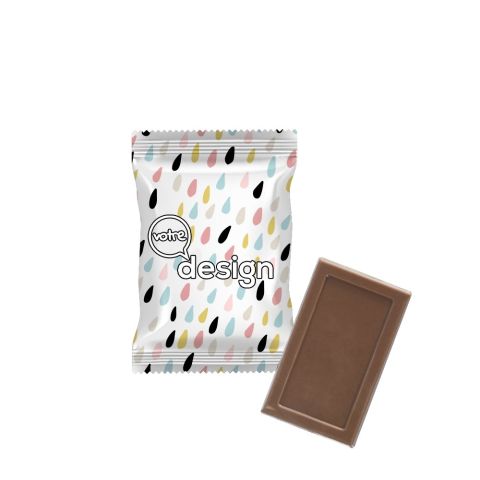 Mignonnette de chocolat MIDI en sachet personnalisé opaque