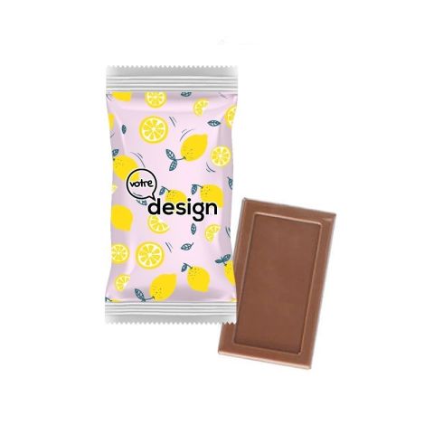 Mignonnette de chocolat MIDI en flowpack de papier