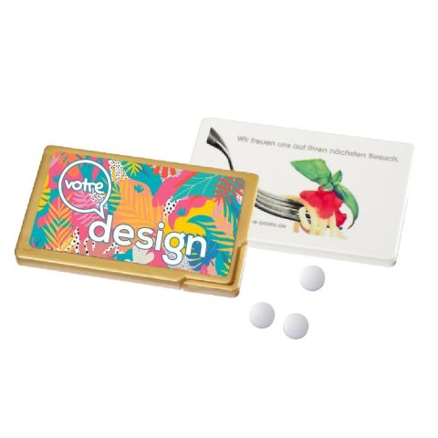 Carte «De Visite» à pastilles à la menthe