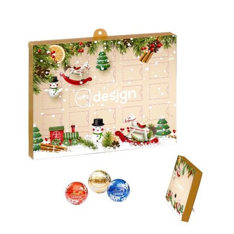 Calendrier de l'avent publicitaire Lindor BUSINESS