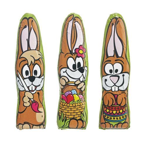 Assortiment de 3 mini lapin de Pâques standards en chocolat