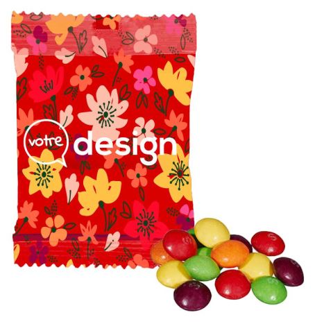 Bonbons Skittles sachet personnalisé 10g fruités variés