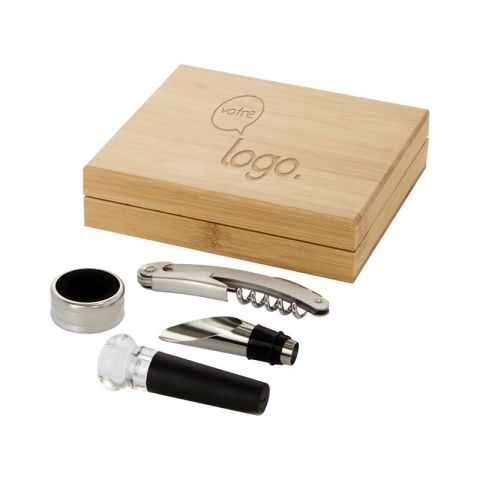 Coffret à vin publicitaire 4 pièces Syrat