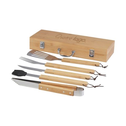 Ensemble à barbecue personnalisé de 5 pièces Churras