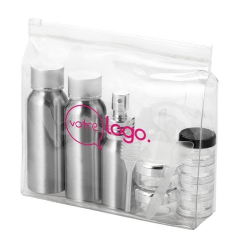 Trousse de toilette publicitaire approuvée par les compagnies aériennes Frankfurt