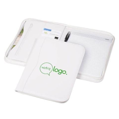 Conférencier publicitaire A4 zippé Ebony