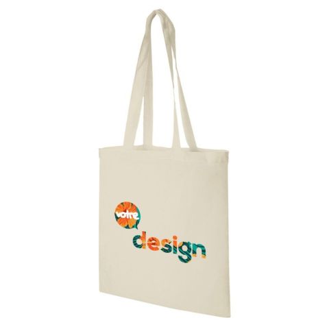 Sac shopping personnalisé en coton 7L - Madras