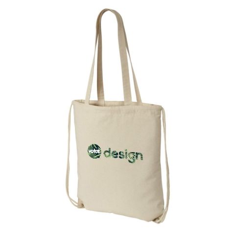 Sac à dos personnalisé en coton 240 g/m² avec cordon de serrage Eliza 6L