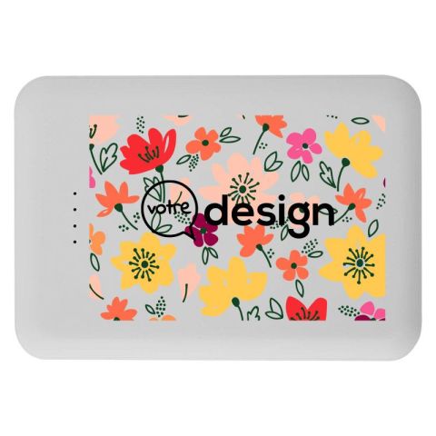 Batterie de secours personnalisée type-C de 5 000 mAh en plastique recyclé-Asama