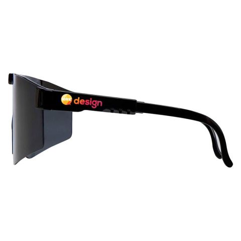 Lunettes de soleil personnalisées pour le sport en plastique recyclé-Ward