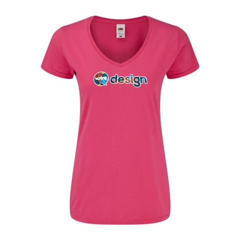 T-shirt femme col en V publicitaire - Iconic V-Neck