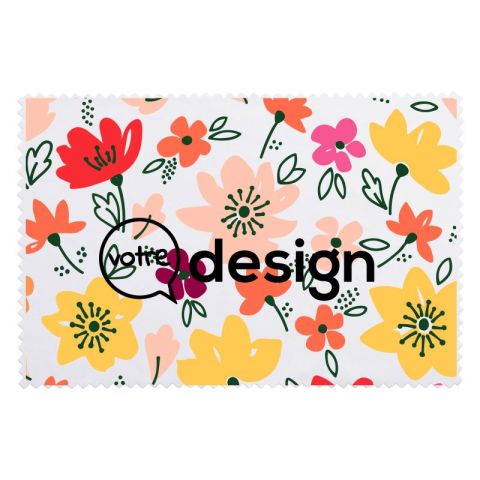 Petit chiffon de nettoyage personnalisé en polyester-Caro