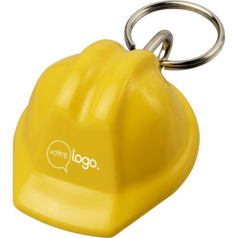 Porte-clés recyclé personnalisé en forme de casque de chantier - Kolt