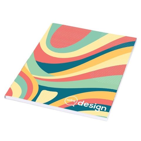 Bloc-notes publicitaire A5 avec couverture - Desk-Mate®
