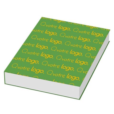Combo notes adhésives avec couverture souple publicitaire