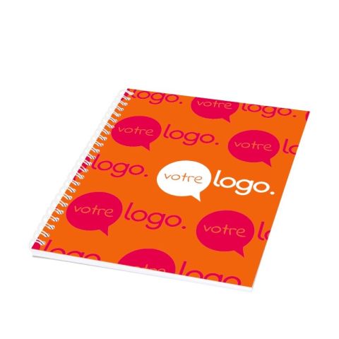Cahier Desk-Mate® publiciaire à spirales A4