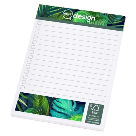 Bloc-notes A6 personnalisé recyclé Desk-Mate®