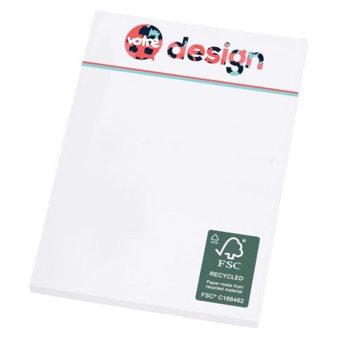 Bloc-notes personnalisé A7 recyclé Desk-Mate®