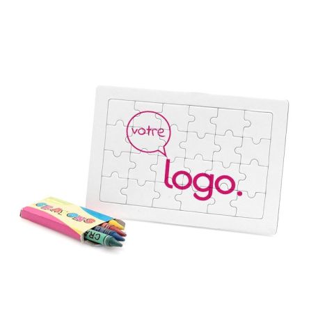Puzzle publicitaire crayonnable - Zeta