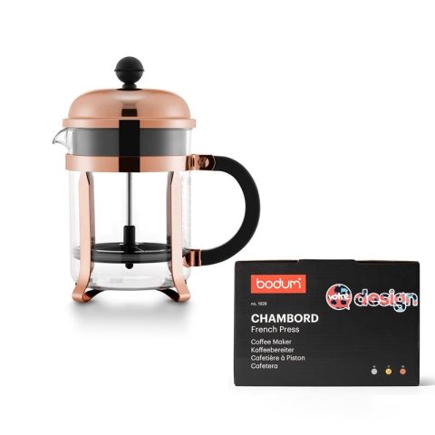 Cafetière 500ml personnalisée - CHAMBORD COPPER 500. 