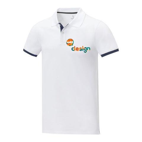 Polo personnalisé Morgan manches courtes deux tons homme