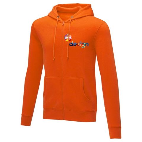 Sweat à capuche publicitaire zippé  pour homme - Theron