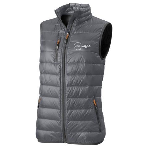 Bodywarmer duvet personnalisé léger femme Fairview