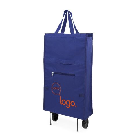 Chariot de courses pliable publicitaire - Fasty