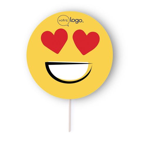 Éventail Pai Pai Emoji personnalisé - Emoty