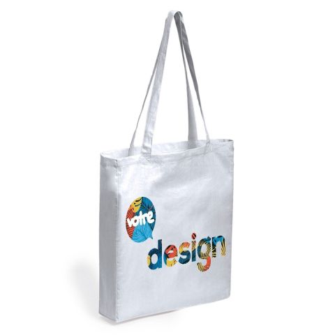 Tote bag 100% coton à soufflet personnalisé - Coina