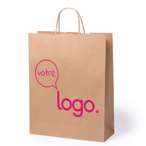 Sac publicitaire en papier 32x40 cm - Nauska