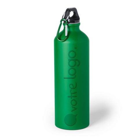 Gourde avec mousqueton de transport publicitaire 800ml - Delby