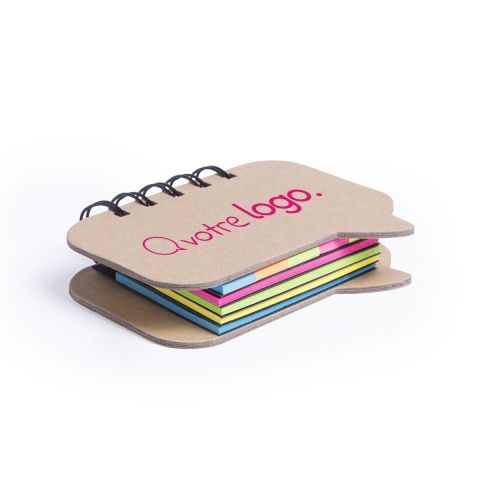 Bloc notes autocollantes publicitaire Lazza