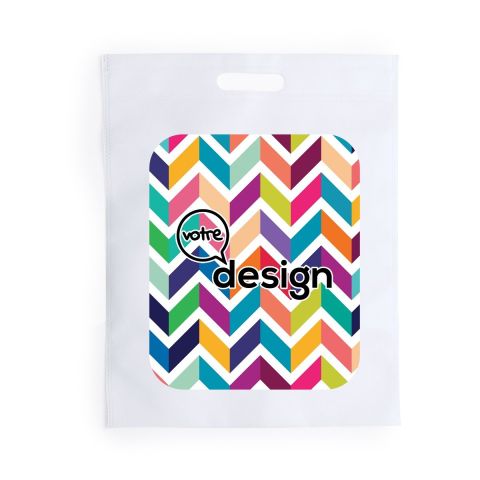 Sac publicitaire en non tissé blanc - Wercal