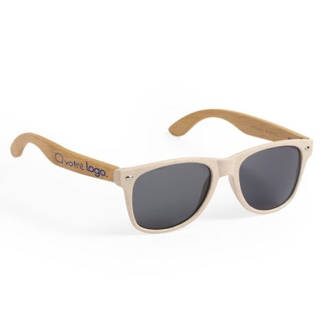 Lunettes de soleil 100% bambou personnalisées - Tinex