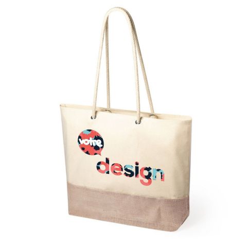 Sac en toile de jute et coton personnalisé 168 gr - Bitalex