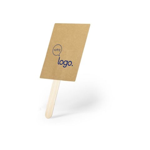 Éventail Pai Pai en carton recyclé publicitaire - Lelex