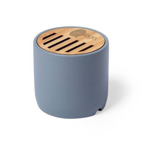 Haut-parleur bluetooth publicitaire en bambou - Piler